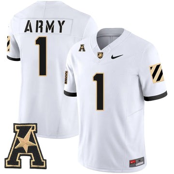 Personalized ABK 2026 Vapor Limited Jersey - AAC Patch - White / #1 Team Stitched