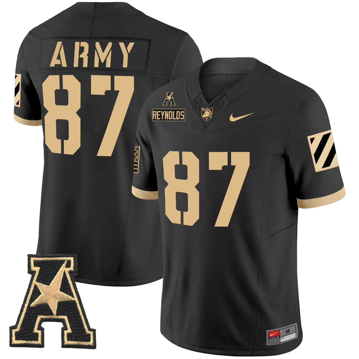 Personalized ABK 2026 Vapor Limited Jersey - AAC Patch - Black / Casey Reynolds Stitched
