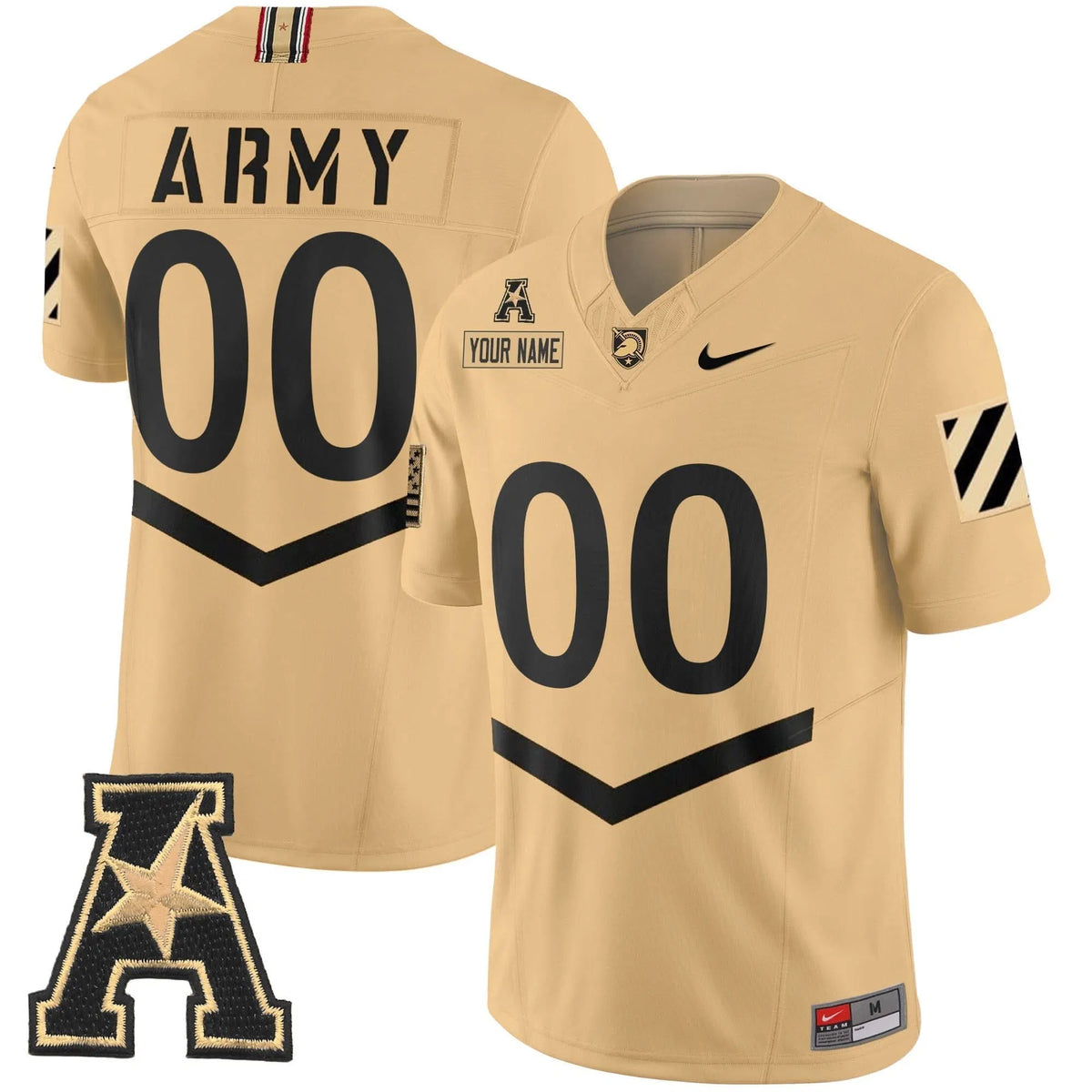 Personalized ABK 2026 Vapor Limited Custom Jersey - AAC Patch - Tan Stitched