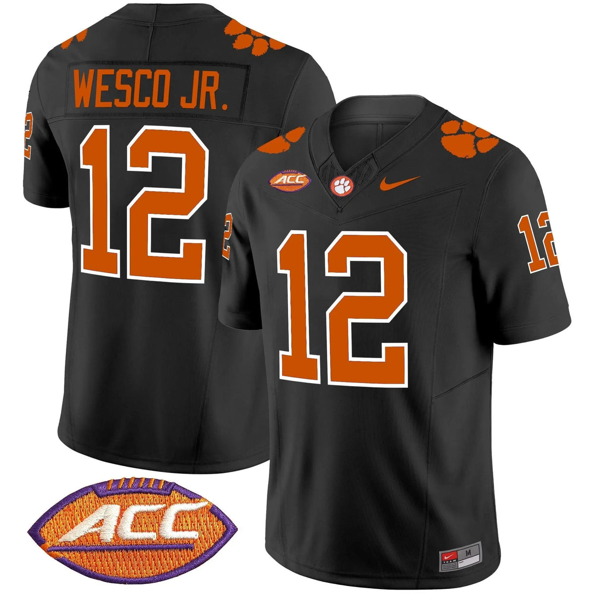 Personalized CT Vapor Limited Jersey V2 - Black / Bryant Wesco Jr. Stitched