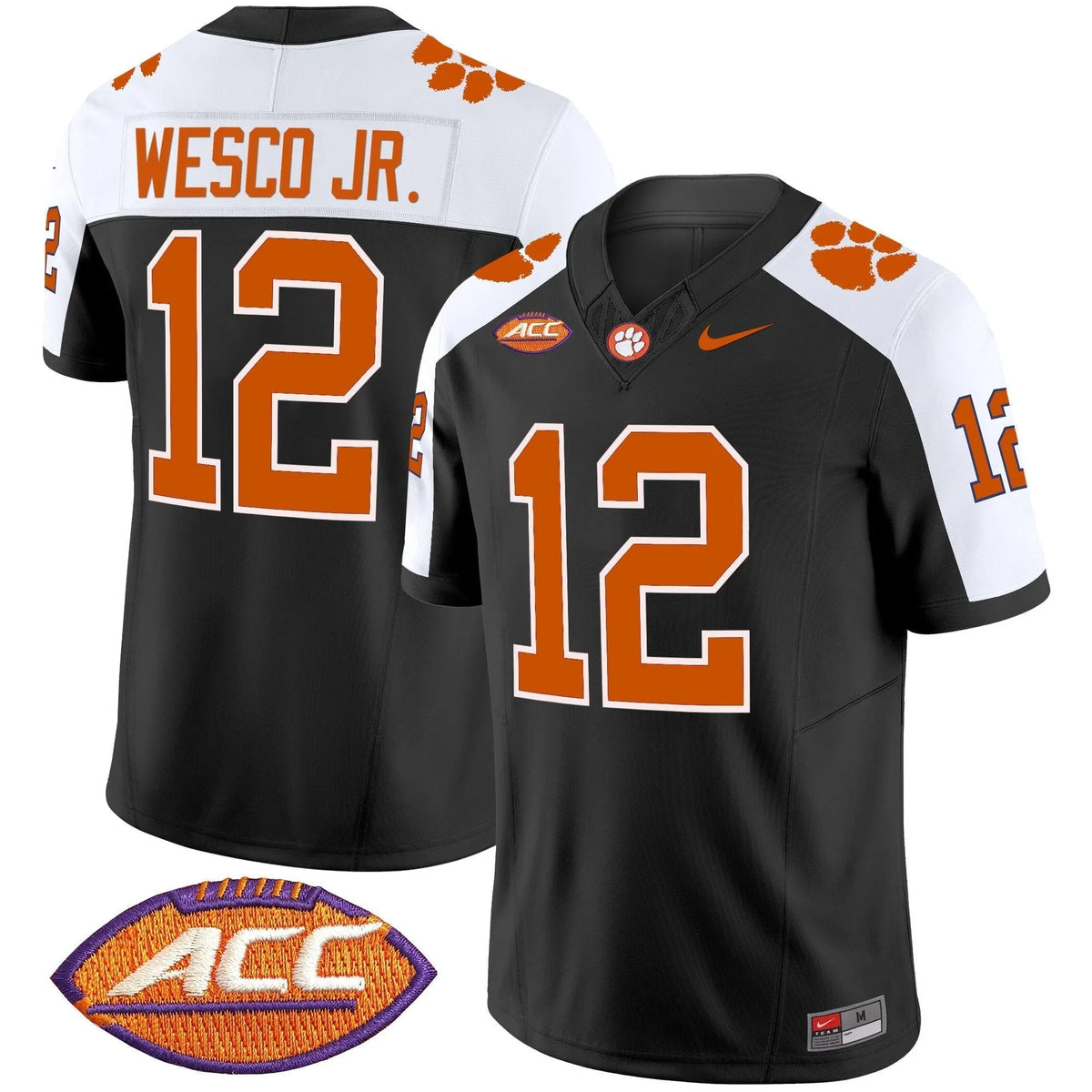 Personalized CT 2026 Vapor Limited Jersey - Black Alternate / Bryant Wesco Jr. Stitched