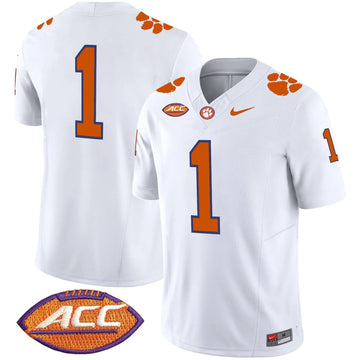 Personalized CT Vapor Limited Jersey V2 - White / #1 Team Stitched