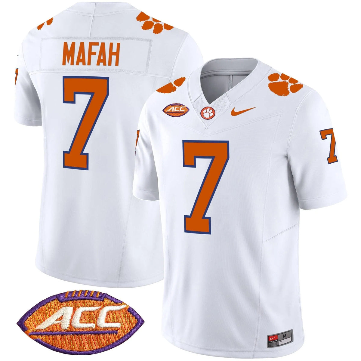 Personalized CT Vapor Limited Jersey V2 - White / Phil Mafah Stitched