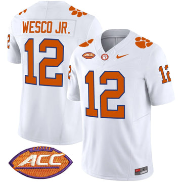 Personalized CT Vapor Limited Jersey V2 - White / Bryant Wesco Jr. Stitched