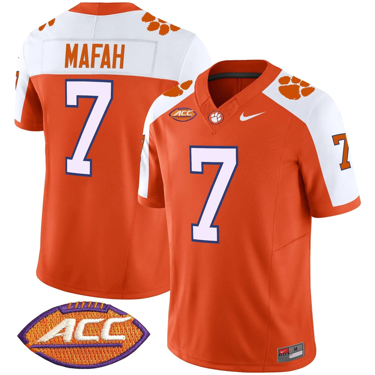 Personalized CT Vapor Limited Jersey V2 - Orange Alternate / Phil Mafah Stitched
