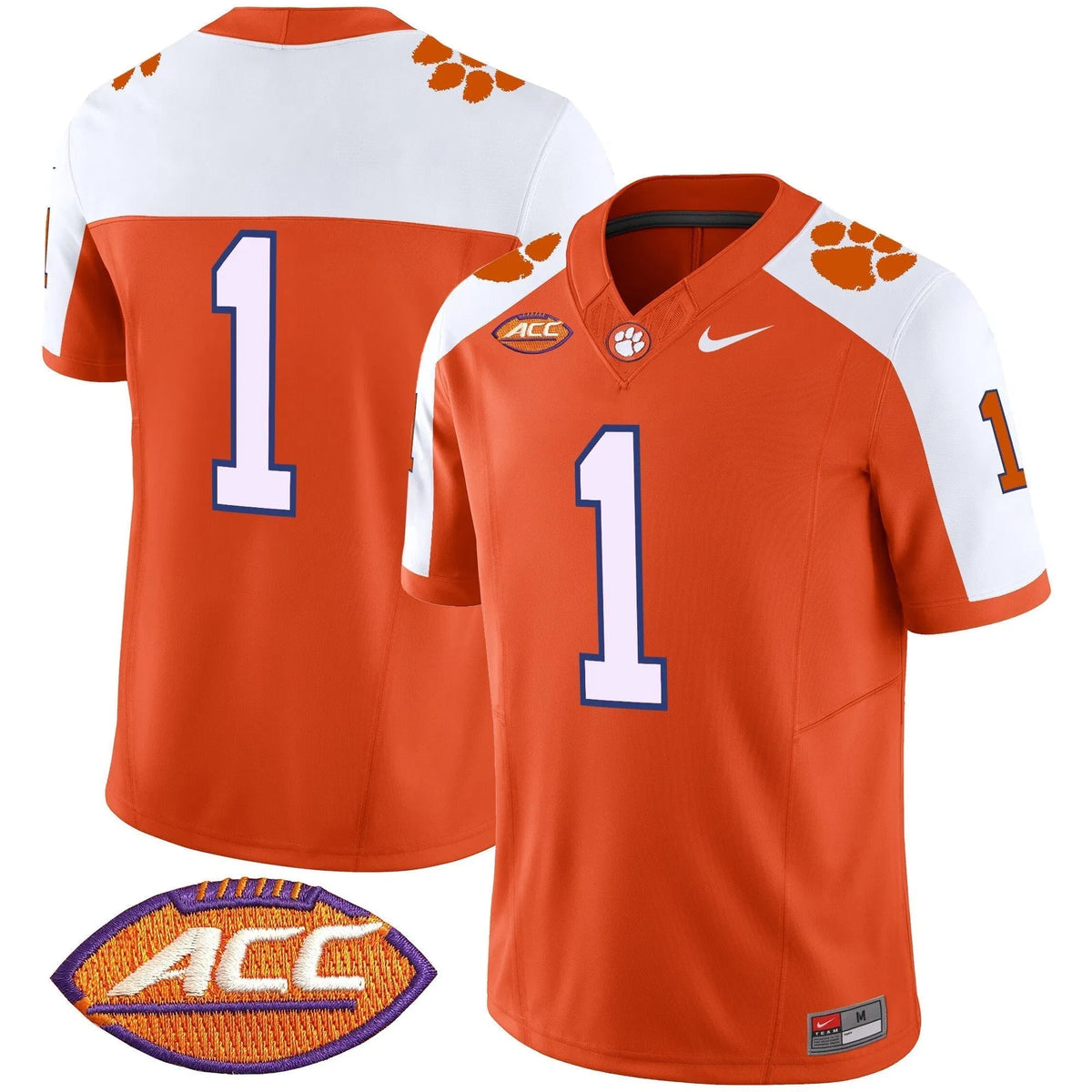 Personalized CT 2026 Vapor Limited Jersey - Orange Alternate / #1 Team Stitched