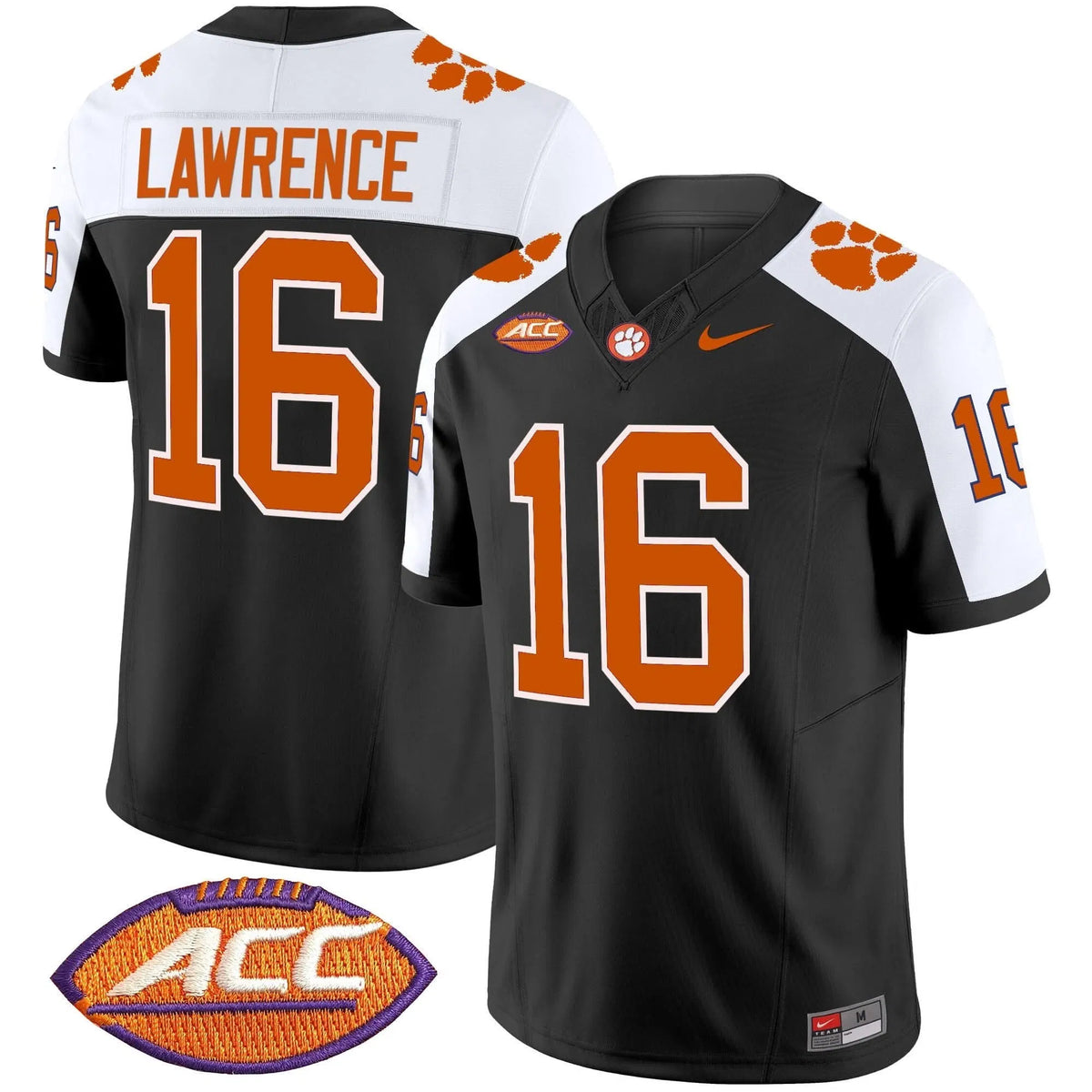 Personalized CT Vapor Limited Jersey V2 - Black Alternate / Trevor Lawrence Stitched