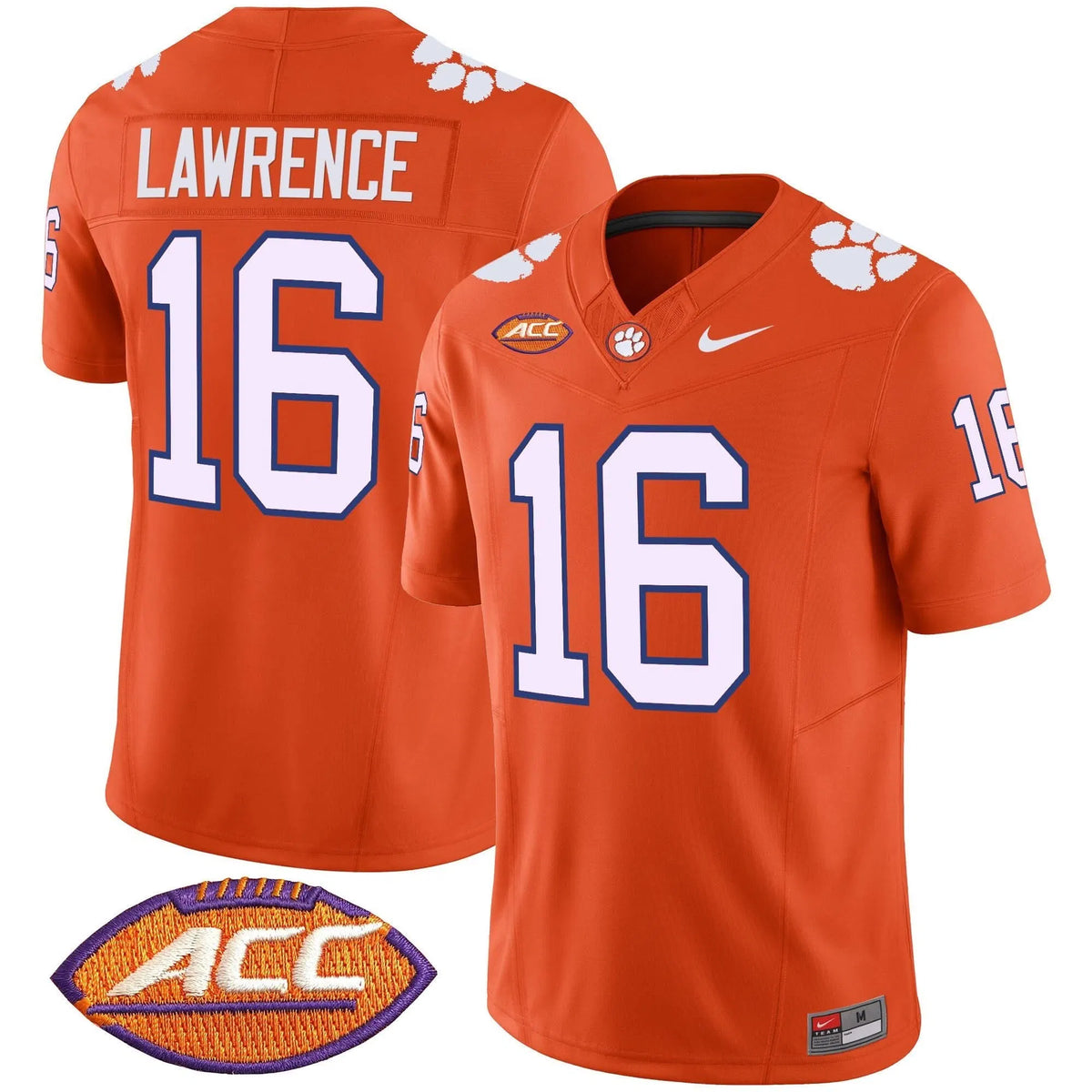Personalized CT Vapor Limited Jersey V2 - Orange / Trevor Lawrence Stitched