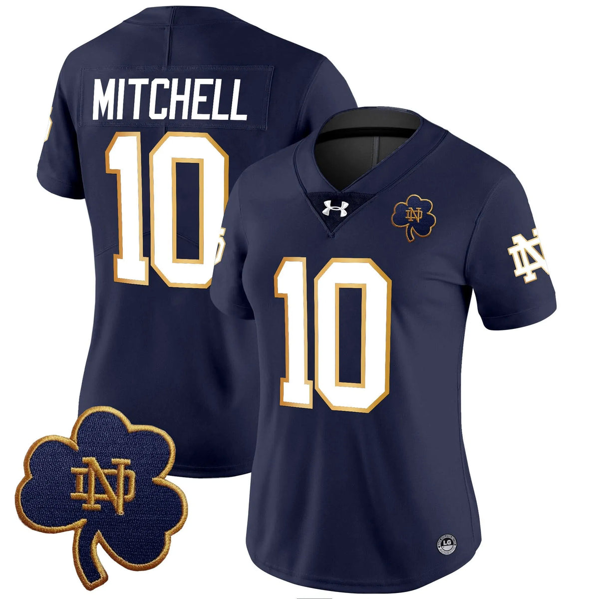 Personalized Women's NDFI 2026 Vapor Limited Jersey V3 - Stitched - Navy / Kris Mitchell Stitched