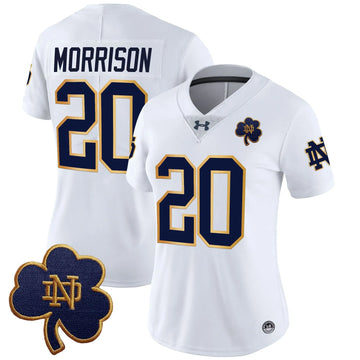 Personalized Women's NDFI 2026 Vapor Limited Jersey V3 - Stitched - White / Benjamin Morrison Stitched