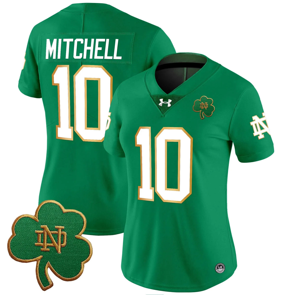 Personalized Women's NDFI 2026 Vapor Limited Jersey V3 - Stitched - Green / Kris Mitchell Stitched