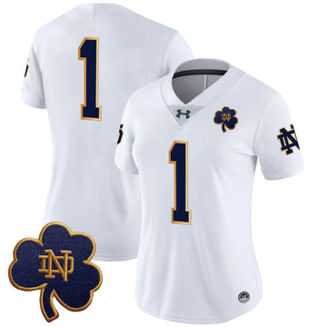 Personalized Women's NDFI 2026 Vapor Limited Jersey V3 - Stitched - White / #1 Team Stitched