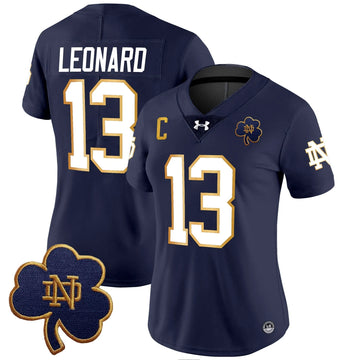 Personalized Women's NDFI 2026 Vapor Limited Jersey V3 - Stitched - Navy / Riley Leonard Stitched