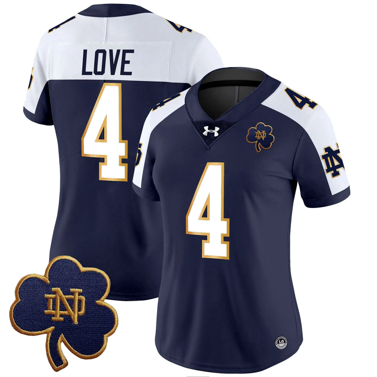 Personalized Women's NDFI 2026 Vapor Limited Jersey V3 - Stitched - Alternate / Jeremiyah Love Stitched
