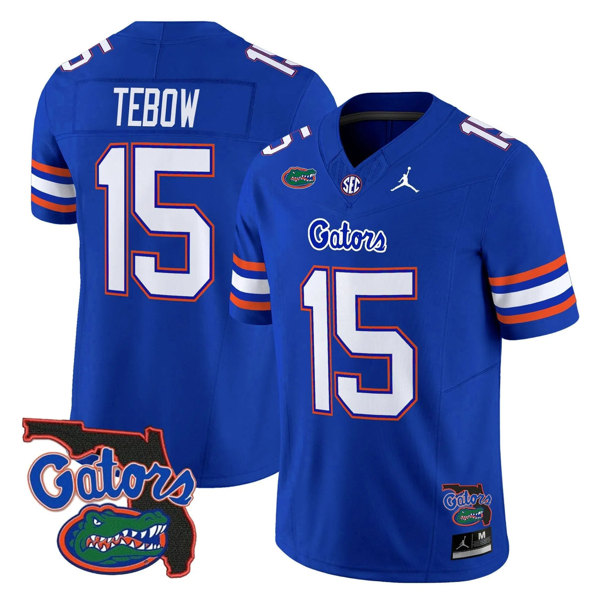 Personalized FG 2026 Florida Patch Vapor Limited Jersey - Royal / Tim Tebow Stitched