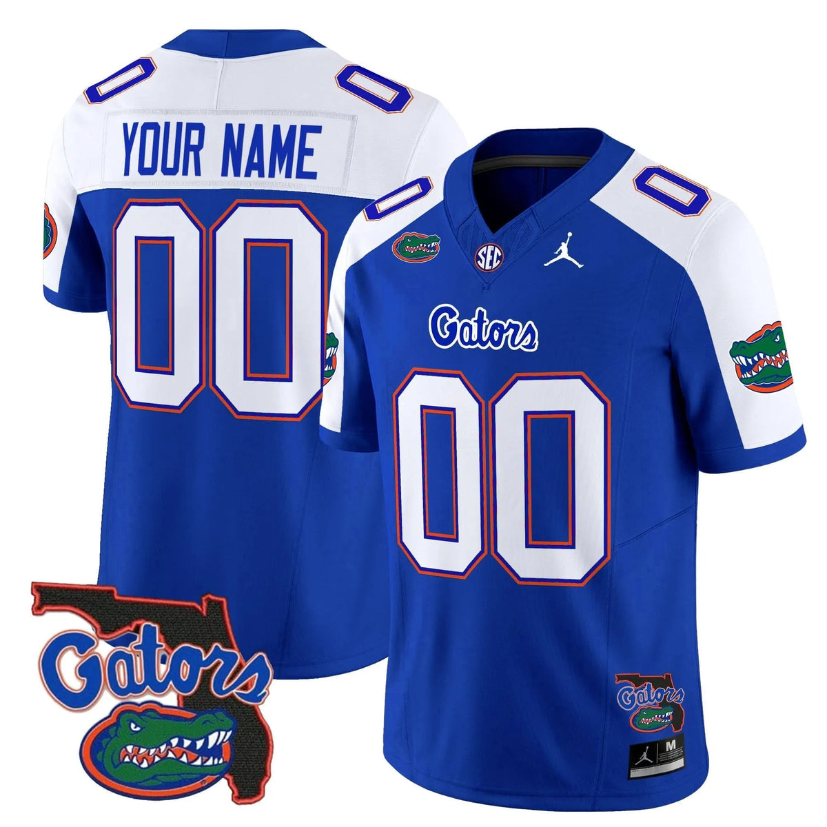 Personalized FG 2026 Florida Patch Vapor Limited Custom Jersey - Royal Alternate Stitched