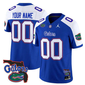 Personalized FG 2026 Florida Patch Vapor Limited Custom Jersey - Royal Alternate Stitched