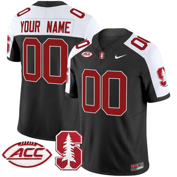 Personalized Stanford Cardinal 2026 ACC Patch Vapor Limited Custom Jersey - Black Alternate Stitched