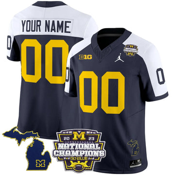 Personalized MW 2023 National Champions Patch Vapor Jersey V6 - Alternate Stitched
