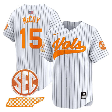 Personalized TV 2026 Vapor Premier Limited Baseball Jersey - Stitched - Pinstripe / Bru McCoy Stitched