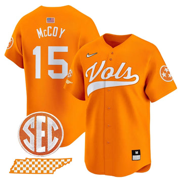 Personalized TV 2026 Vapor Premier Limited Baseball Jersey - Stitched - Orange / Bru McCoy Stitched