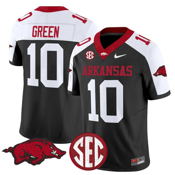 Personalized AR Vapor Limited Jersey - Black Alternate / Taylen Green Stitched