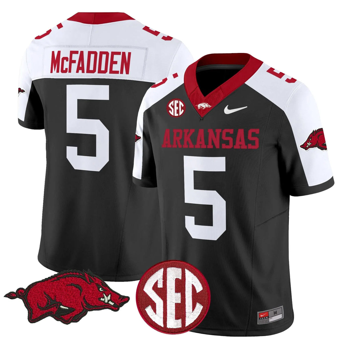 Personalized AR Vapor Limited Jersey - Black Alternate / Darren McFadden Stitched