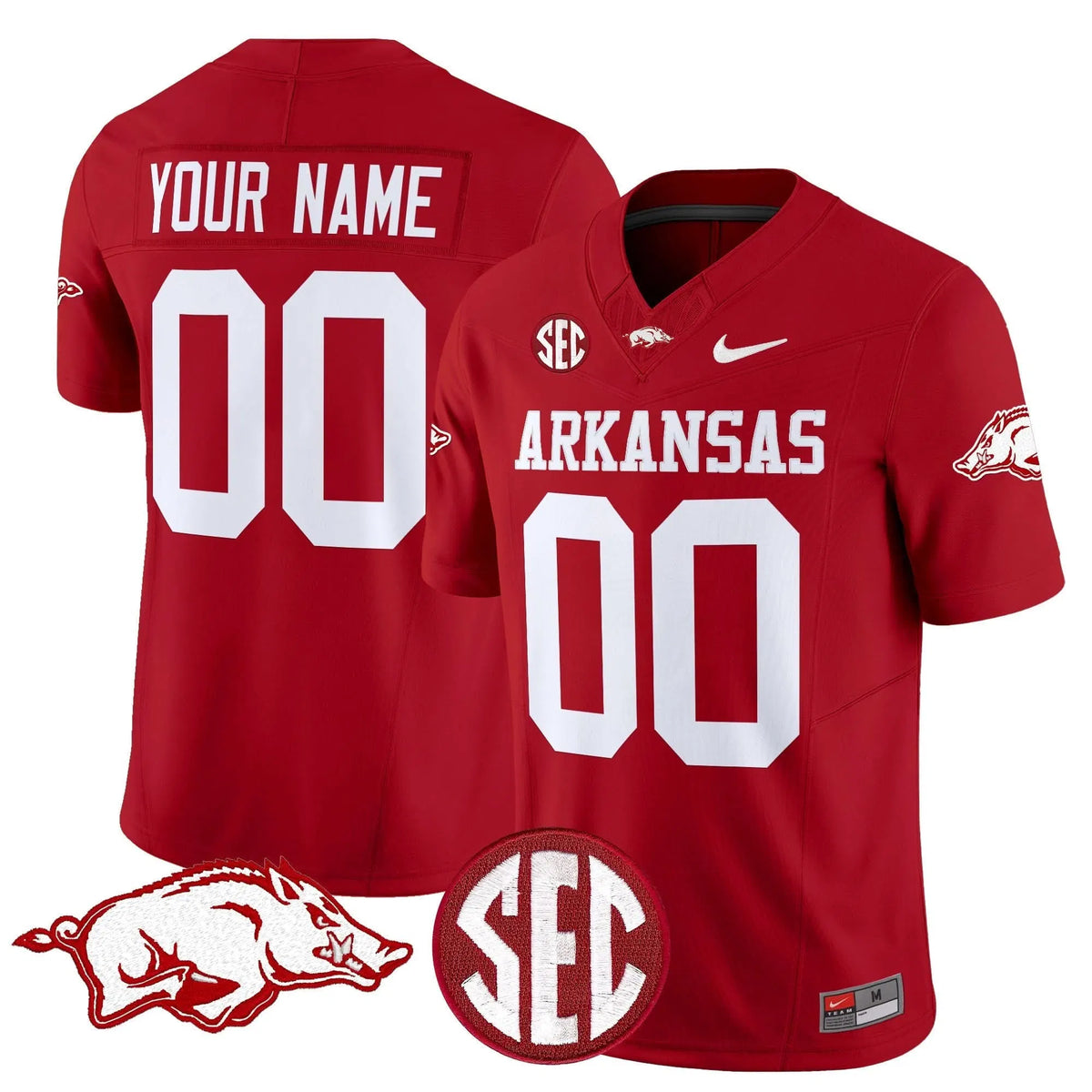 Personalized AR Vapor Limited Custom Jersey - Cardinal Stitched
