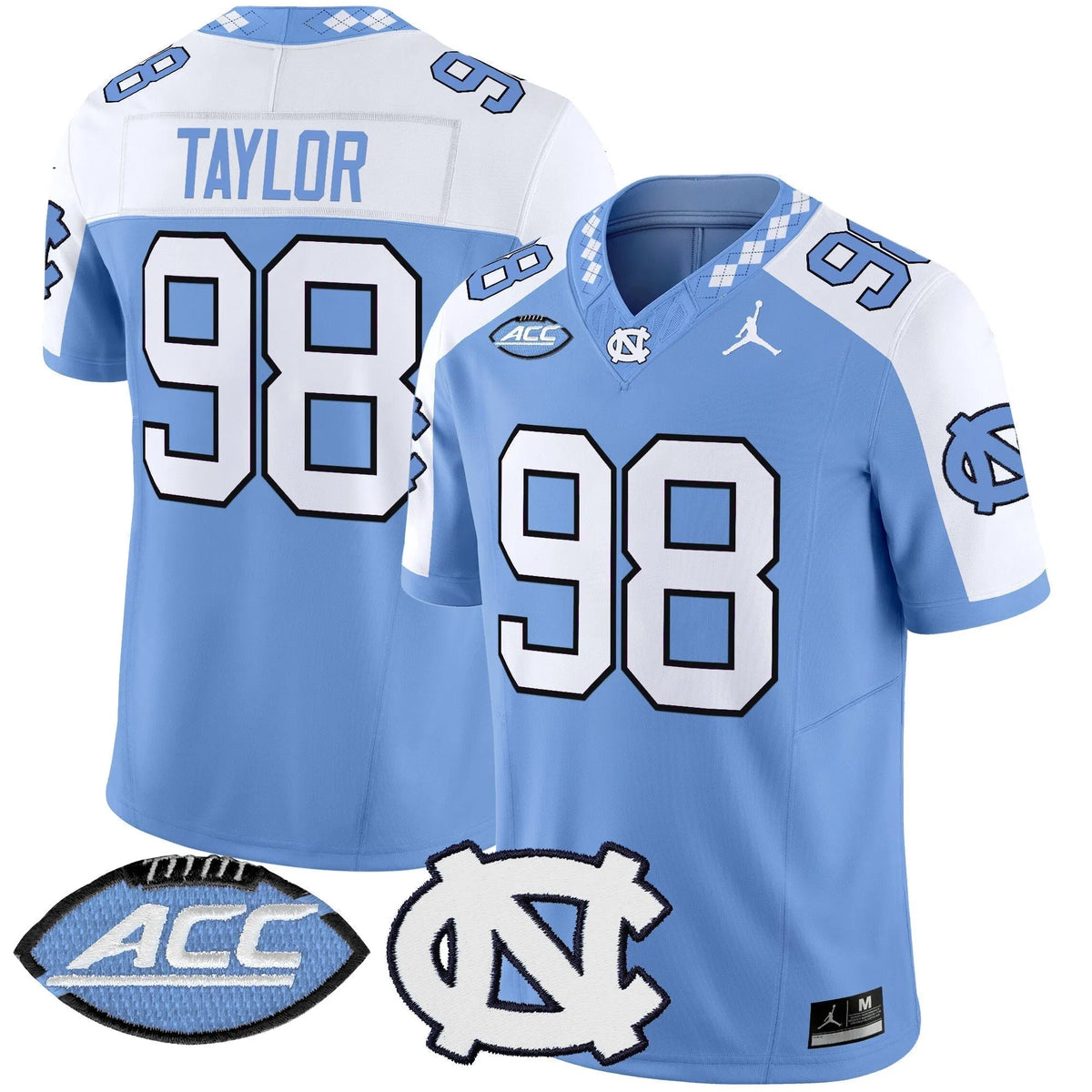 Personalized NCTH 2026 Vapor Limited Jersey - Blue Alternate / Lawrence Taylor Stitched