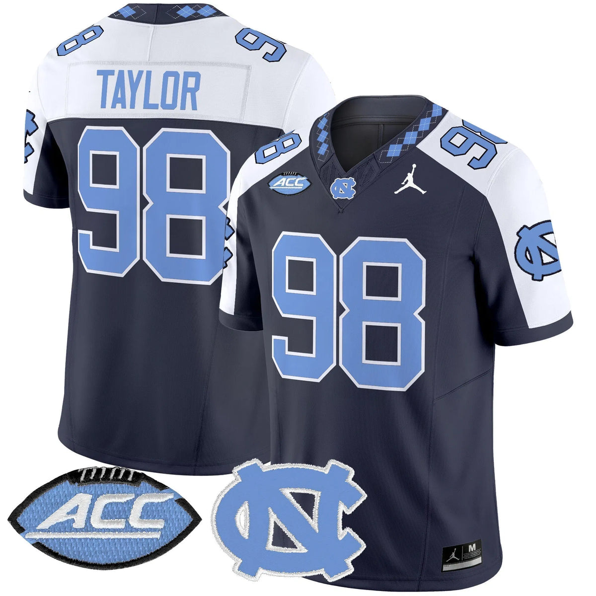 Personalized NCTH 2026 Vapor Limited Jersey - Navy Alternate / Lawrence Taylor Stitched