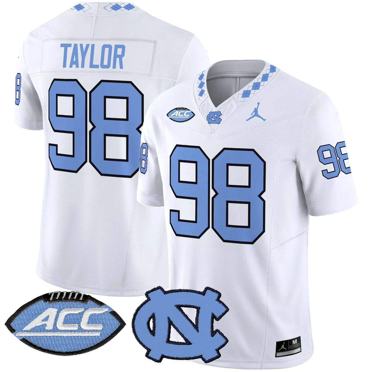 Personalized NCTH 2026 Vapor Limited Jersey - White / Lawrence Taylor Stitched