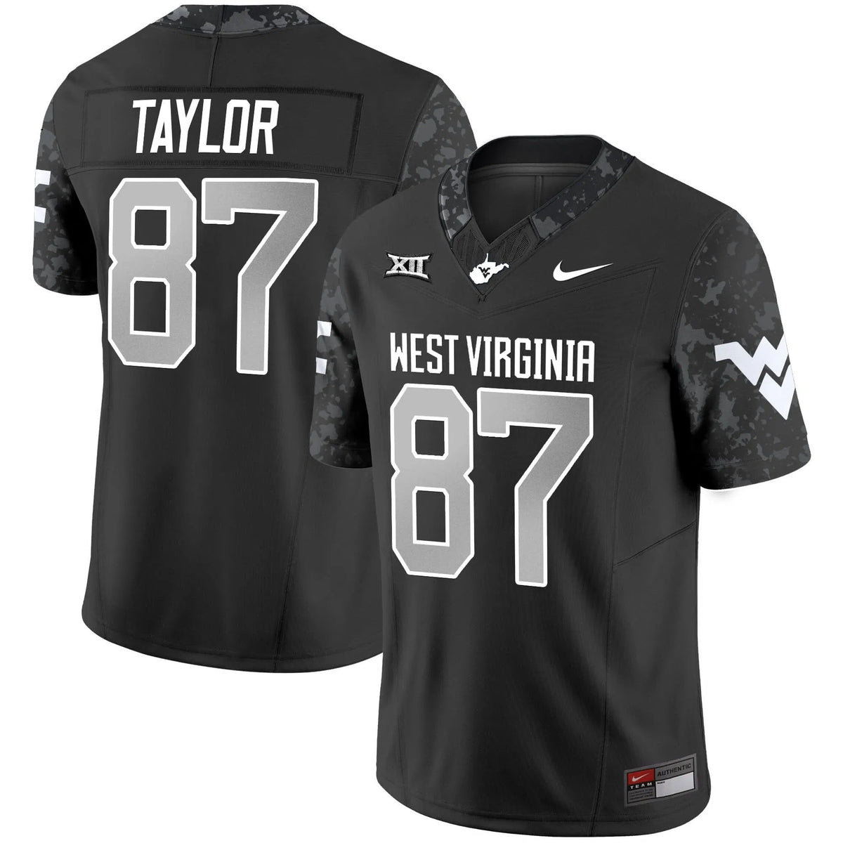 Personalized WVM 2026 Vapor Limited Jersey V2 - Coal / Kole Taylor Stitched