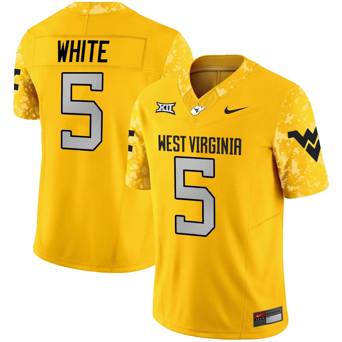 Personalized WVM 2026 Vapor Limited Jersey V2 - Gold / Pat White Stitched