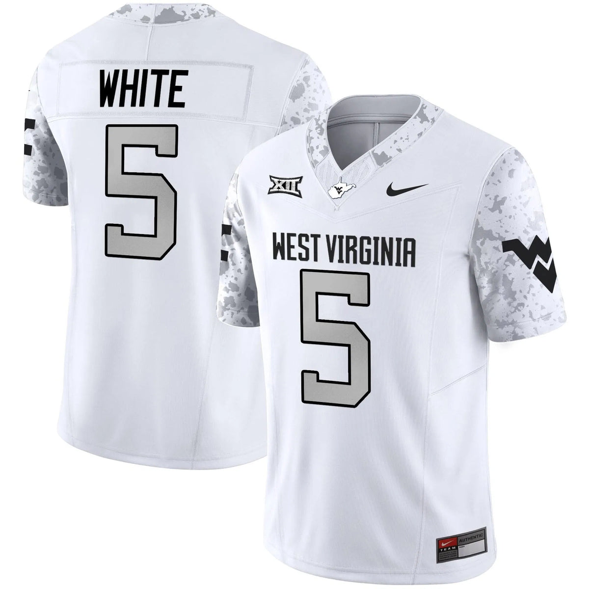 Personalized WVM 2026 Vapor Limited Jersey V2 - White / Pat White Stitched