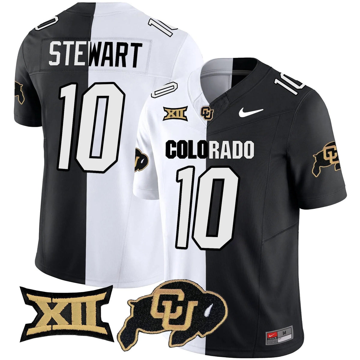 Personalized CB Vapor Limited Jersey V2 - Big 12 XII Patch - Stripeout / Kordell Stewart Stitched