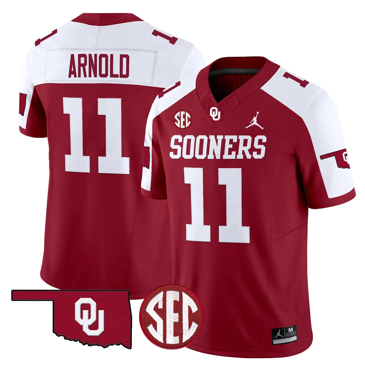 Personalized OS 2026 Vapor Limited Jersey - SEC Patch - Alternate / Jackson Arnold Stitched