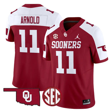Personalized OS 2026 Vapor Limited Jersey - SEC Patch - Alternate / Jackson Arnold Stitched