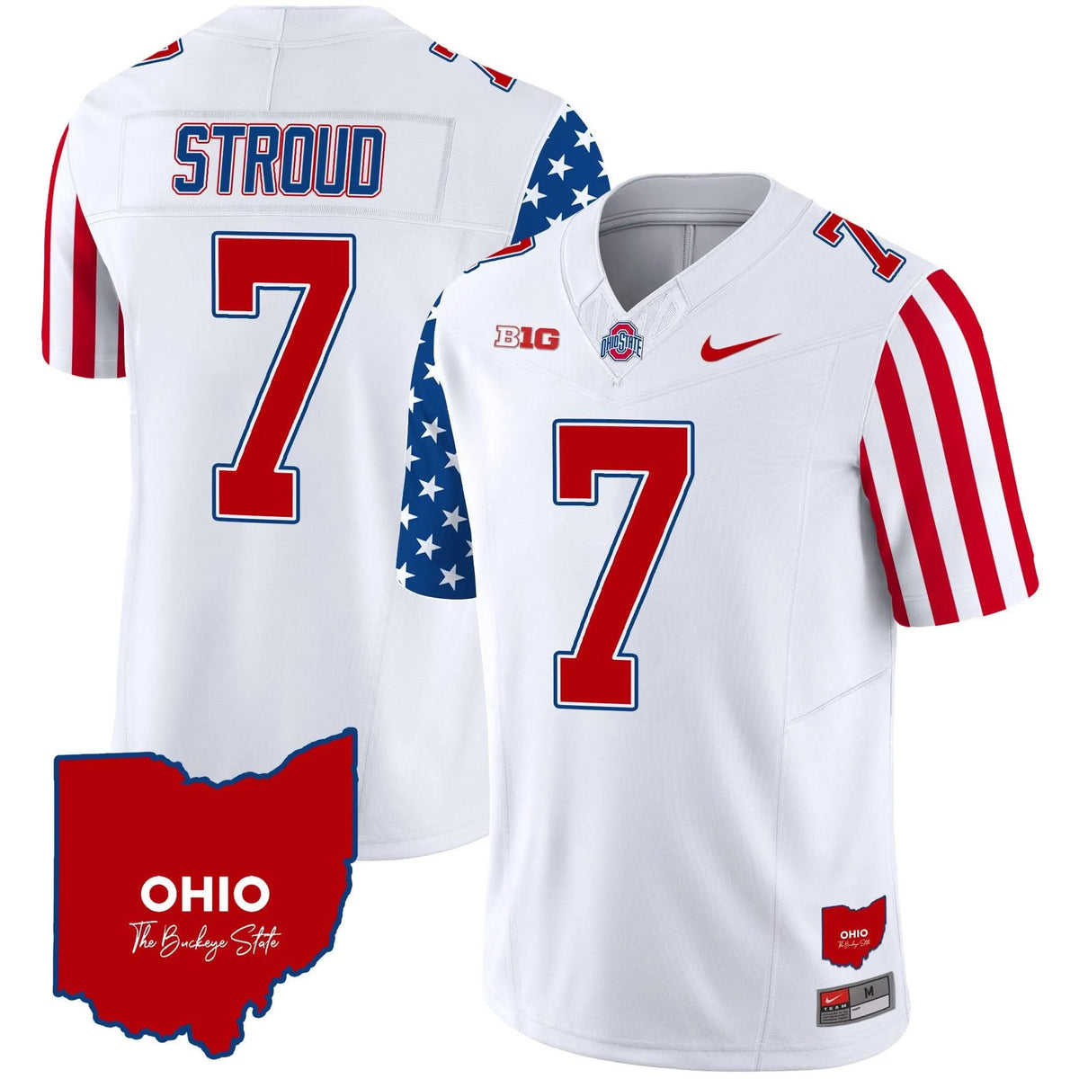 Personalized OSB American Style Vapor Limited Jersey - White / C J Stroud Stitched