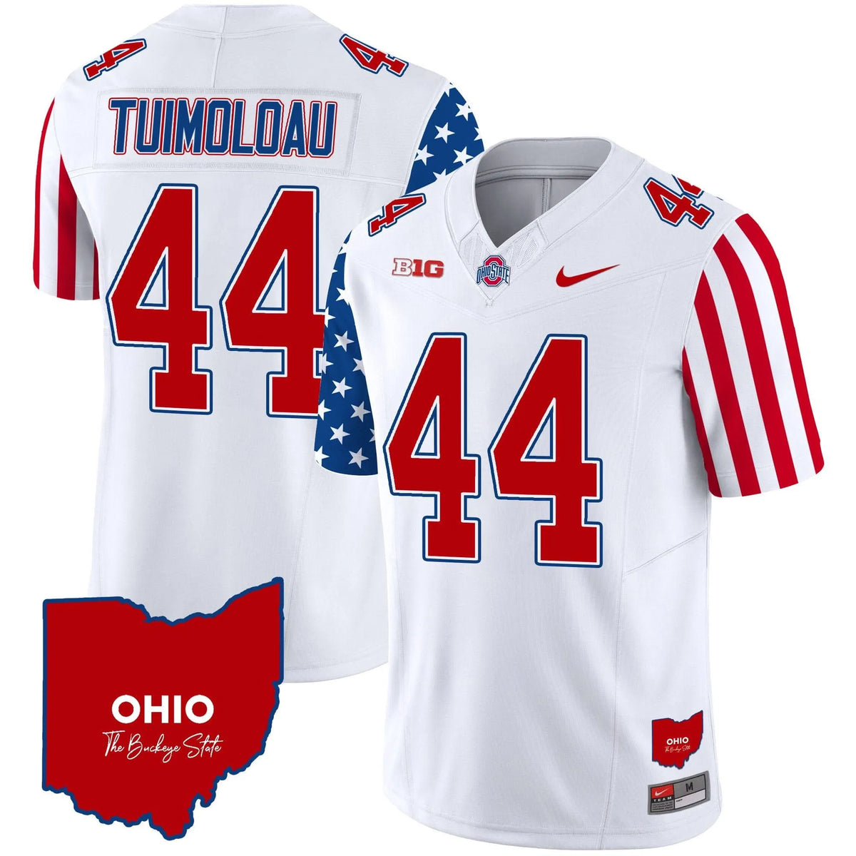 Personalized OSB American Style Vapor Limited Jersey - White / JT Tuimoloau Stitched