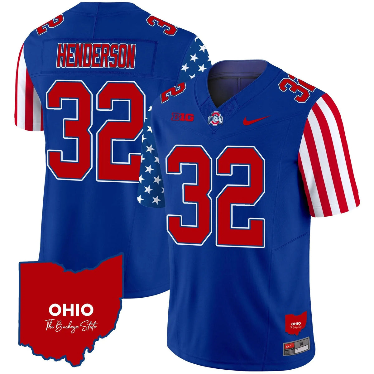 Personalized OSB American Style Vapor Limited Jersey - Royal / Treveyon Henderson Stitched