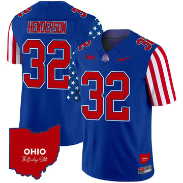 Personalized OSB American Style Vapor Limited Jersey - Royal / Treveyon Henderson Stitched
