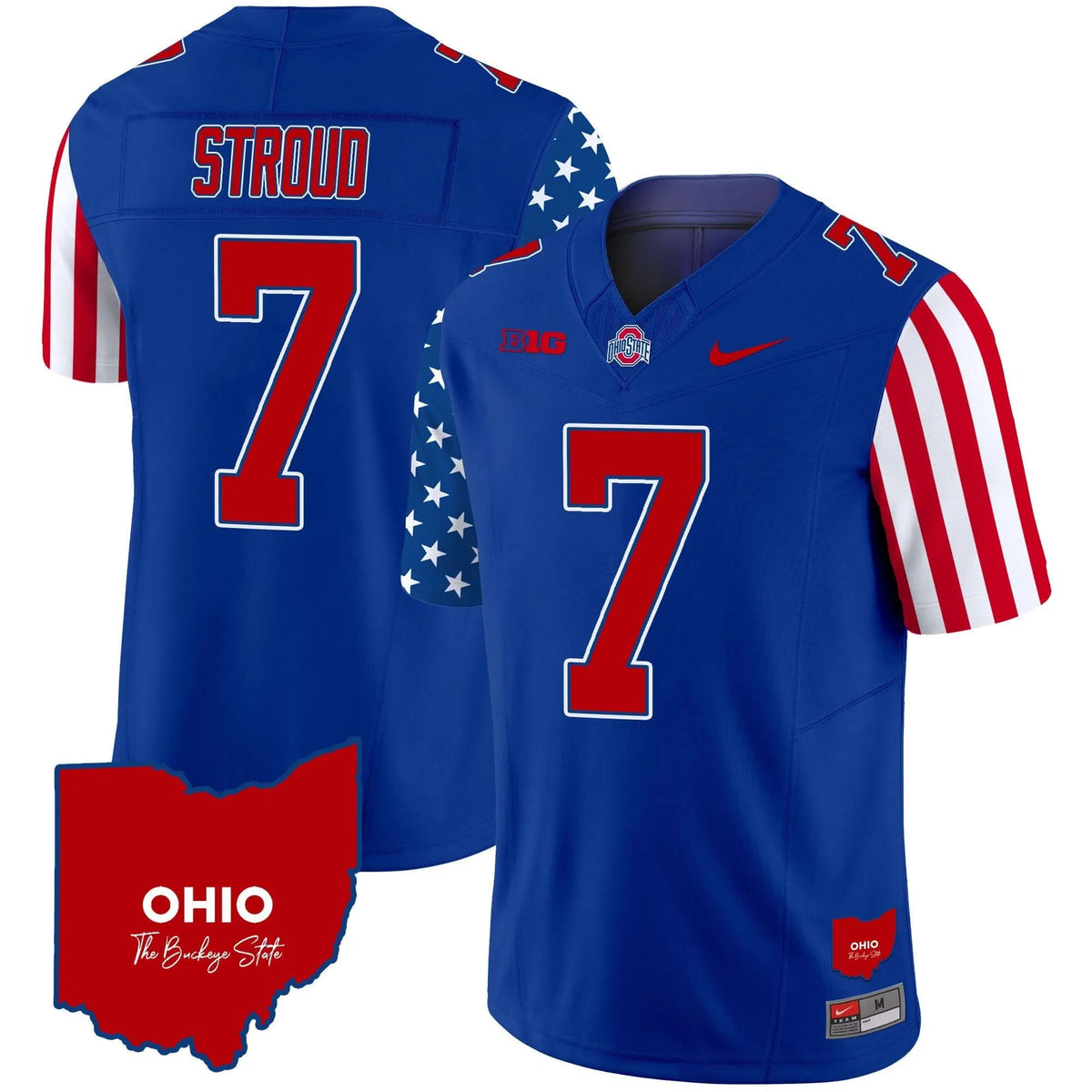 Personalized OSB American Style Vapor Limited Jersey - Royal / C J Stroud Stitched