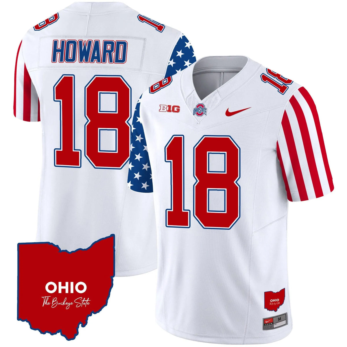 Personalized OSB American Style Vapor Limited Jersey - White / Will Howard Stitched