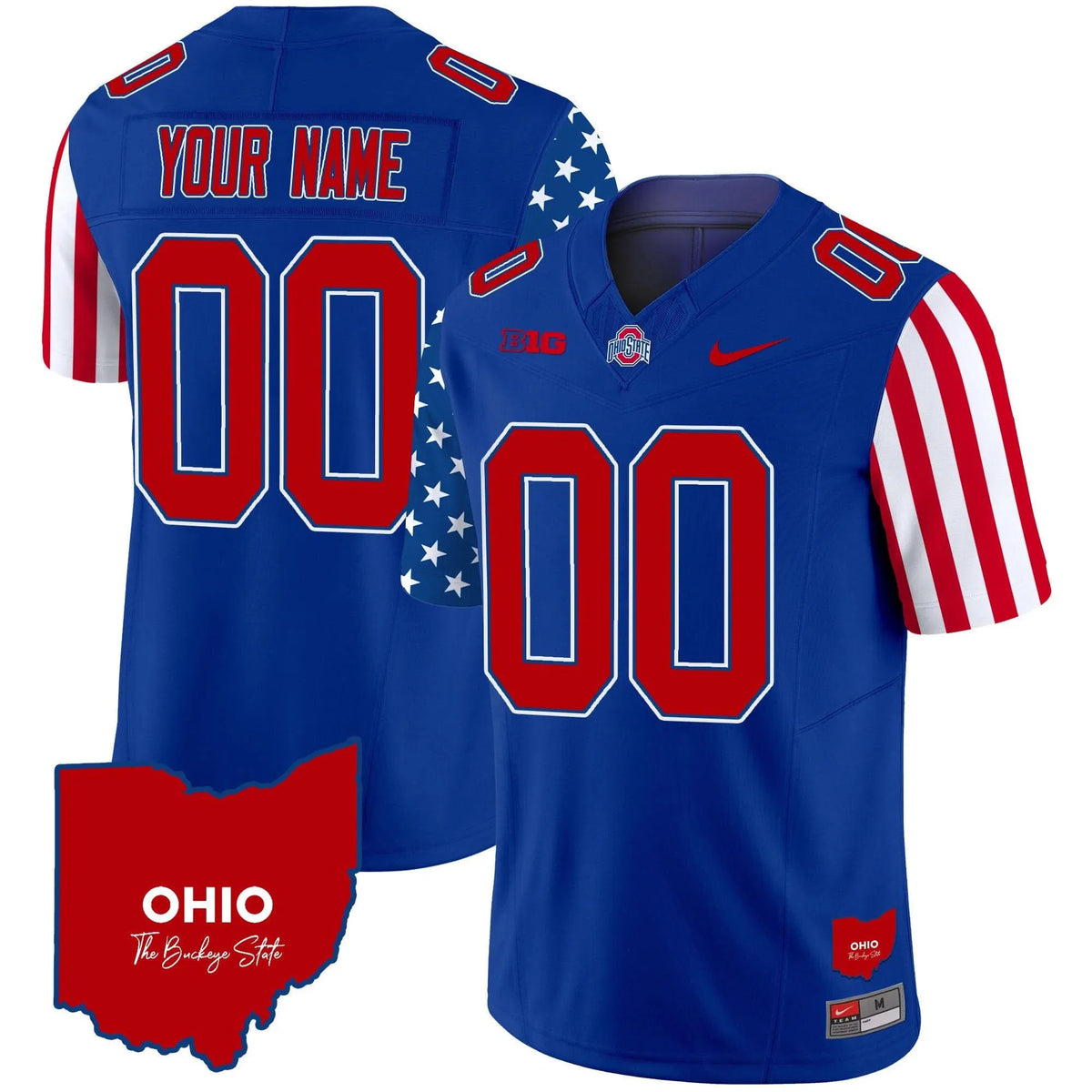 Personalized OSB American Style Vapor Limited Custom Jersey - Royal Stitched