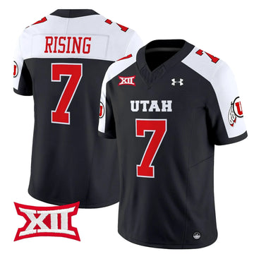 Personalized UU 2026 Vapor Limited Jersey - Black Alternate / Cameron Rising Stitched