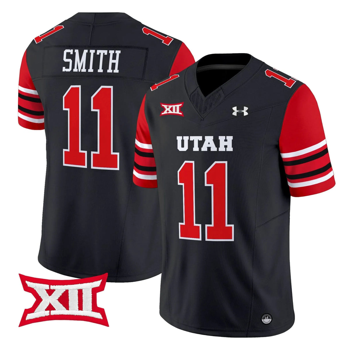 Personalized UU 2026 Vapor Limited Jersey - Black / Alex Smith Stitched