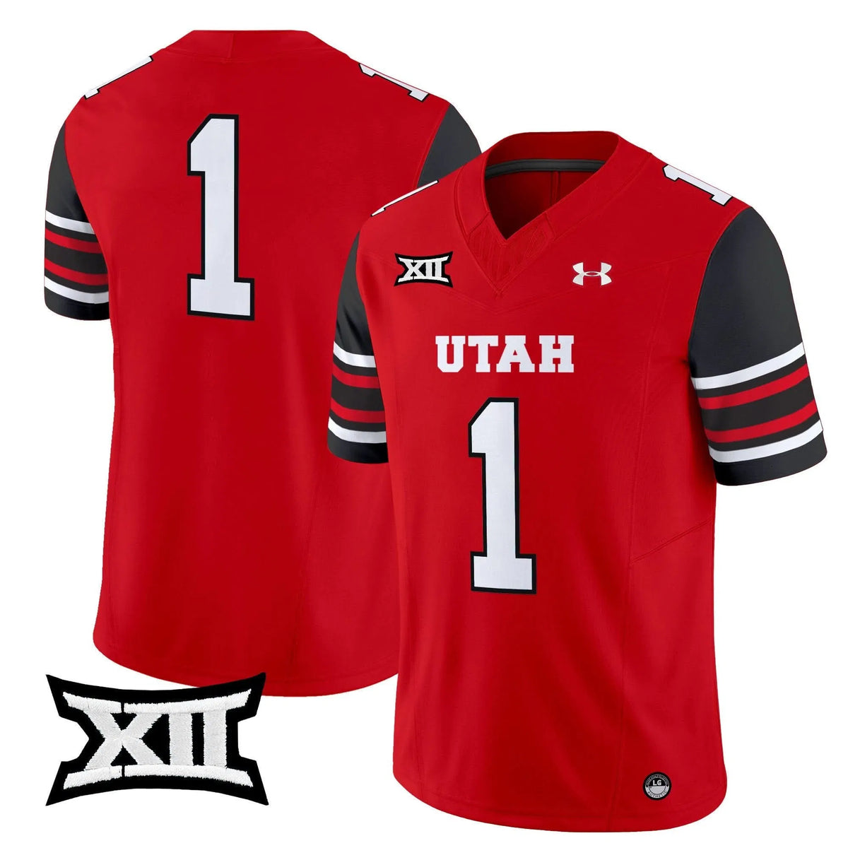 Personalized UU 2026 Vapor Limited Jersey - Red / #1 Team Stitched
