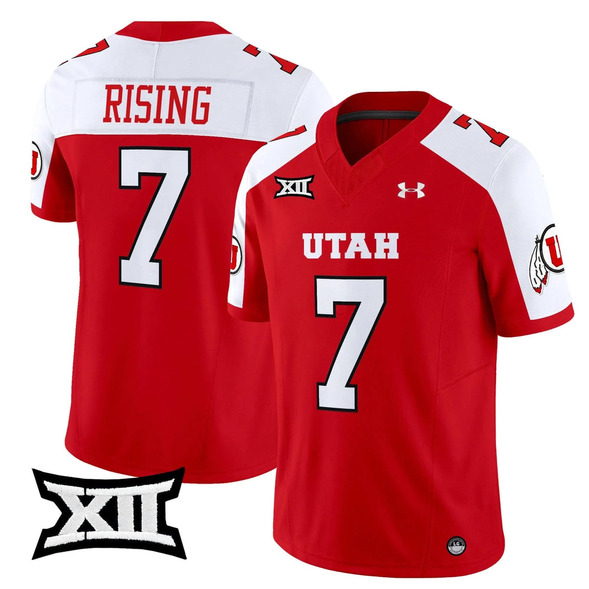 Personalized UU 2026 Vapor Limited Jersey - Red Alternate / Cameron Rising Stitched