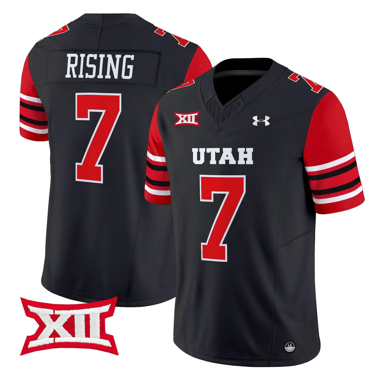 Personalized UU 2026 Vapor Limited Jersey - Black / Cameron Rising Stitched