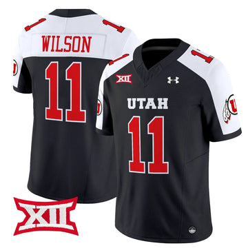 Personalized UU 2026 Vapor Limited Jersey - Black Alternate / Isaac Wilson Stitched